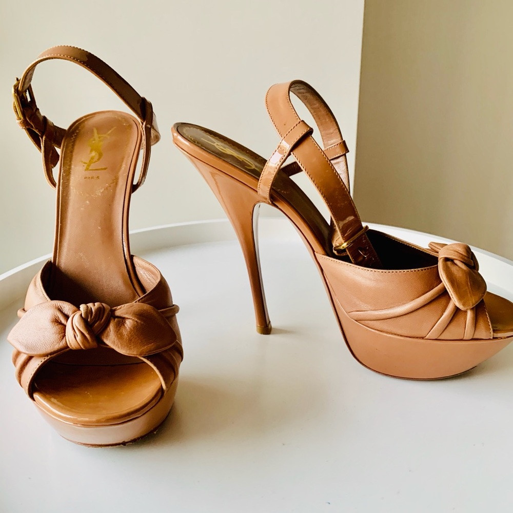 YSL Designer Platform sandals - Picture 1 of 2